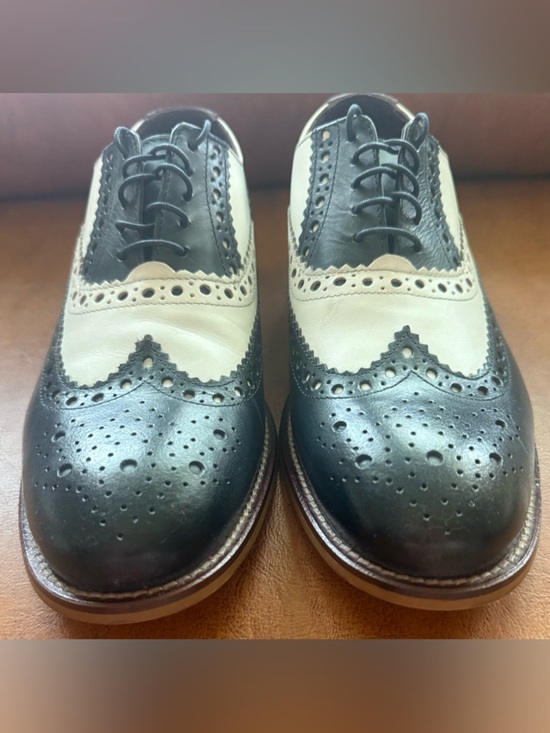 London Brogue Gatsby Spectator Shoes Navy White Wingtip US 8 EU 42 main image 6